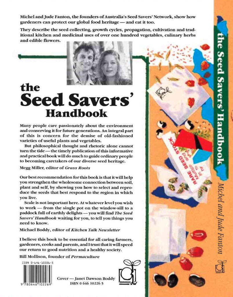 The Seed Savers Handbook - Information on seed saving: heritage seeds, heirloom seeds, vegetable seeds, rare seeds, seasonal vegetables, heirloom vegetables, planting vegetables, food gardening.